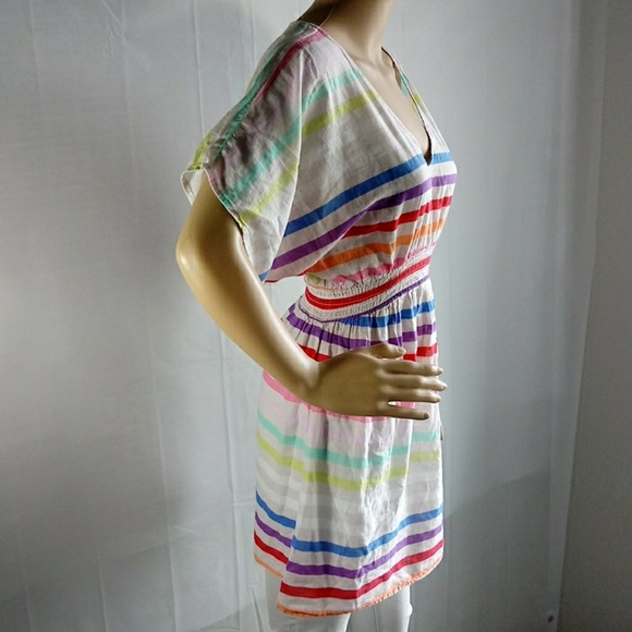 Xhilaration Striped Swimsuit Cover Up Dress Size M - Picture 6 of 11